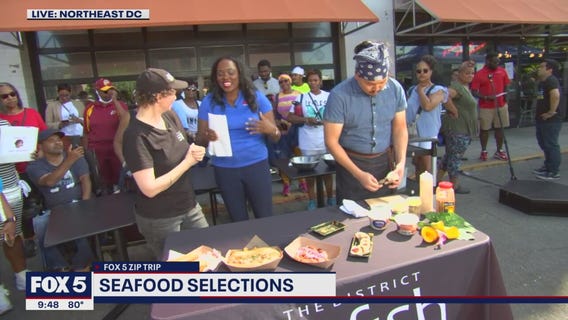 FOX 5 Zip Trip Union Market: Seafood selections!
