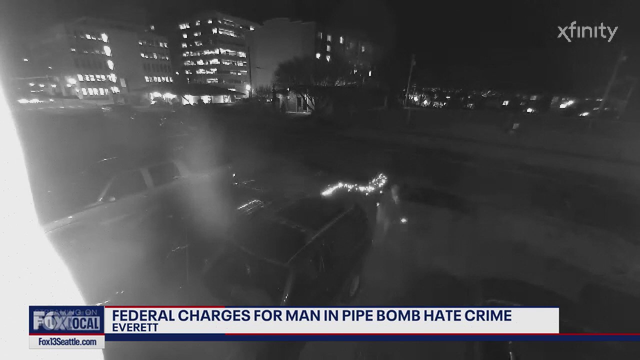 Federal hate crime charges for Everett pipe bomb suspect