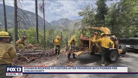 Stehekin reopens as crews step up Pioneer Fire containment