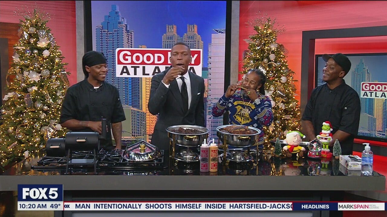 Viral social media foodie comes to the studio with one of his favorite restaurants