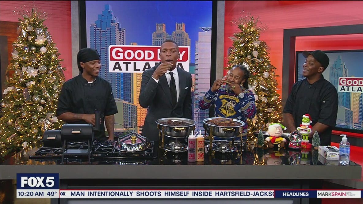 Viral social media foodie comes to the studio with one of his favorite restaurants