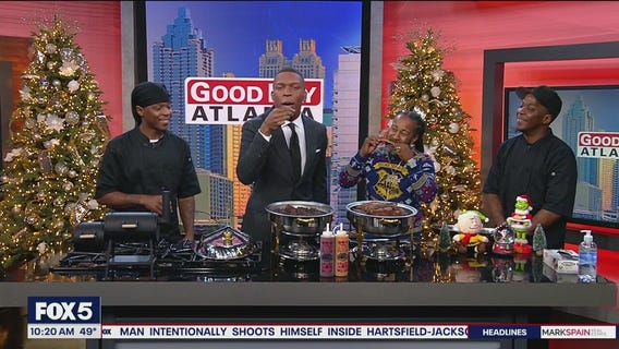 Viral social media foodie comes to the studio with one of his favorite restaurants