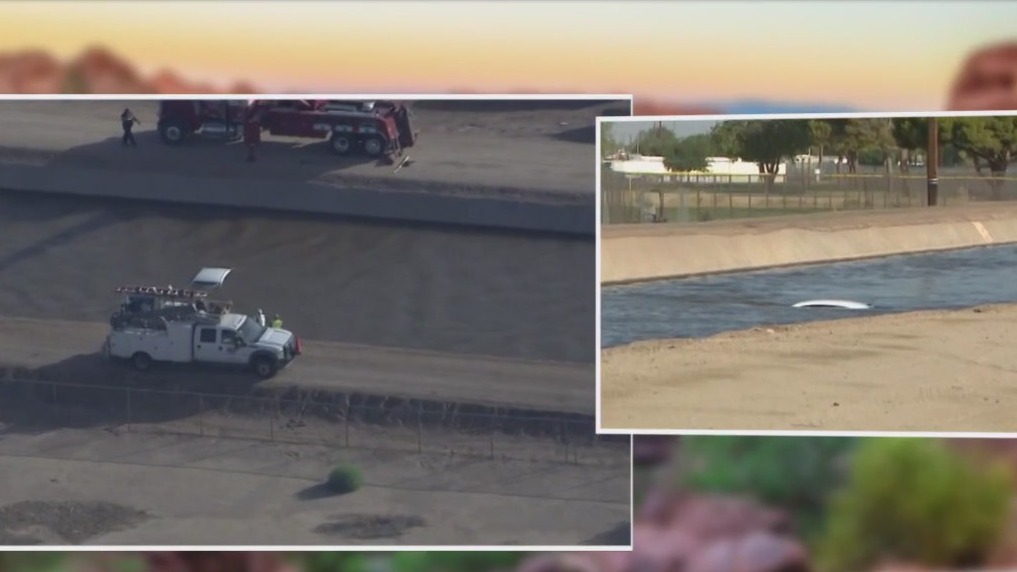 Car found submerged in Phoenix canal