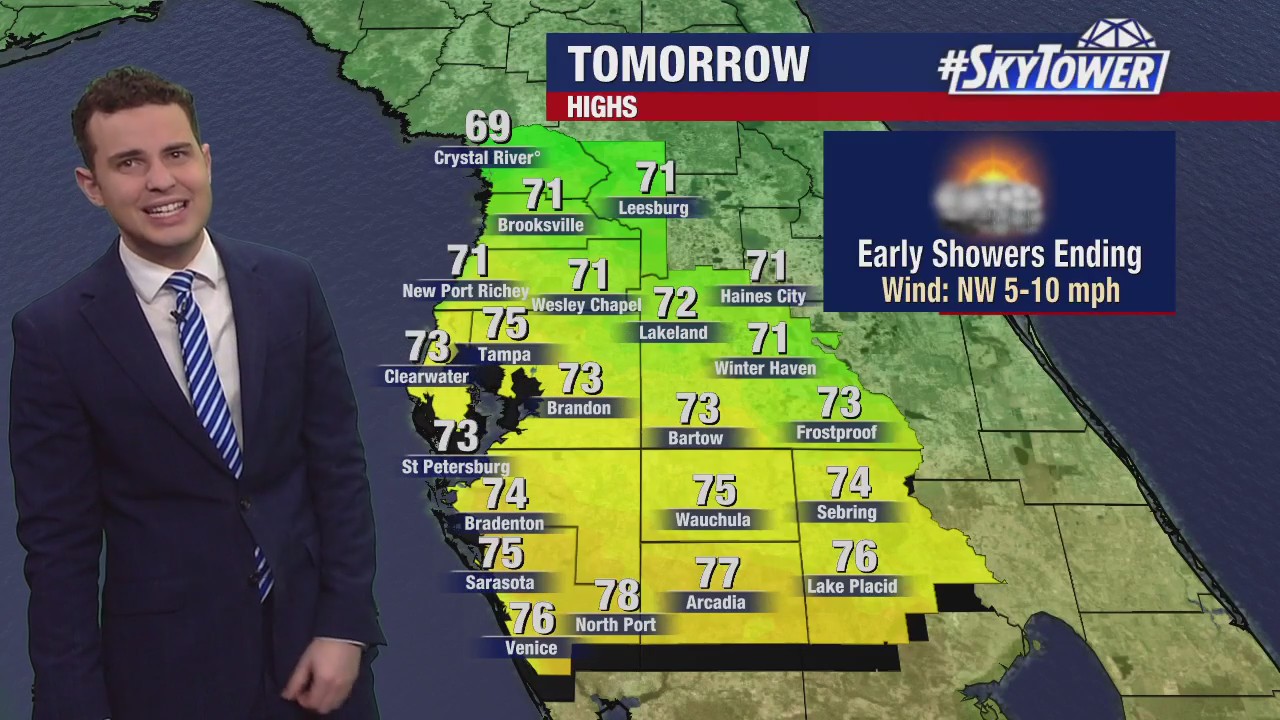 Tampa Weather | Storms and heavy rain this evening | FOX 13 Tampa Bay