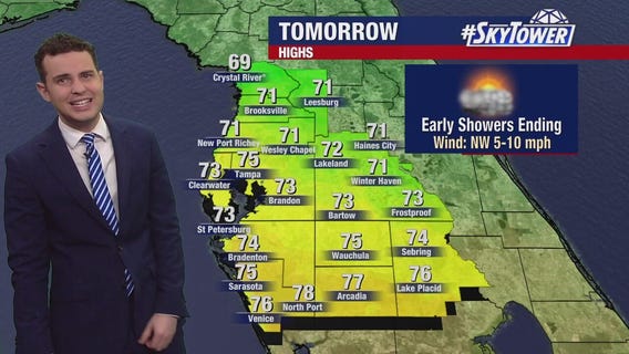 Tampa Weather | Storms and heavy rain this evening