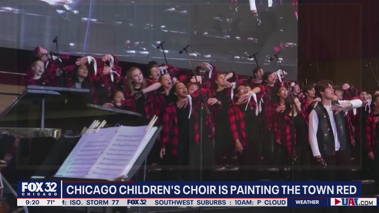 Chicago Children's Choir holding 'Paint the Town Red' concert in Millennium Park