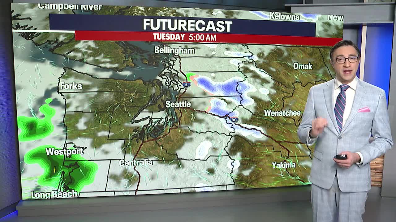 Seattle weather: Drier conditions for Tuesday