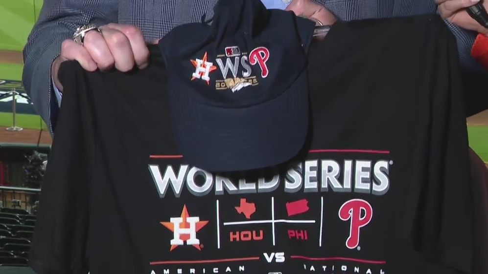 Houston Astros World Series merch available in team store