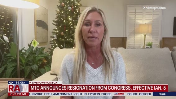 BREAKING: Watch MTG's resignation announcement