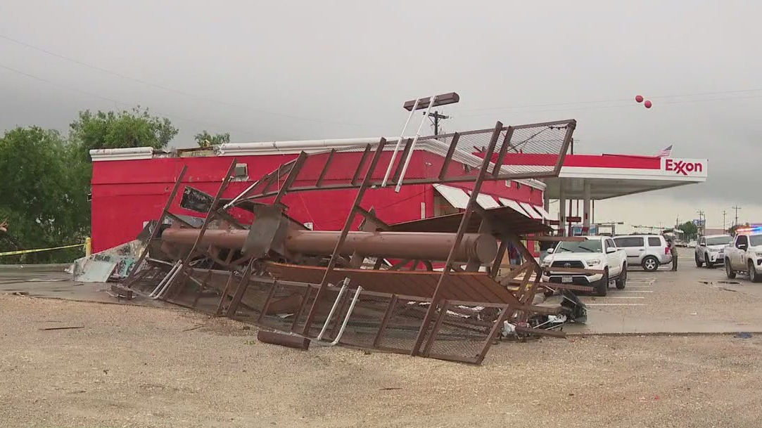 Texas weather: Storm damage in Manor