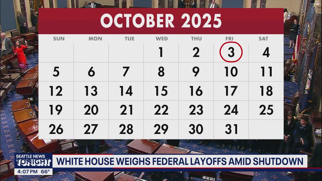 Government shutdown continues as Trump prepares for federal layoffs