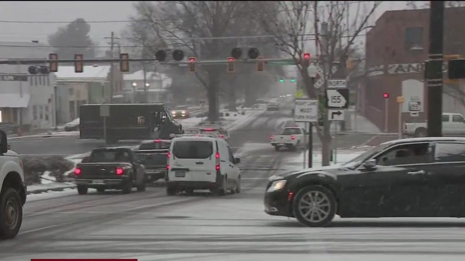 Snow in Spalding County