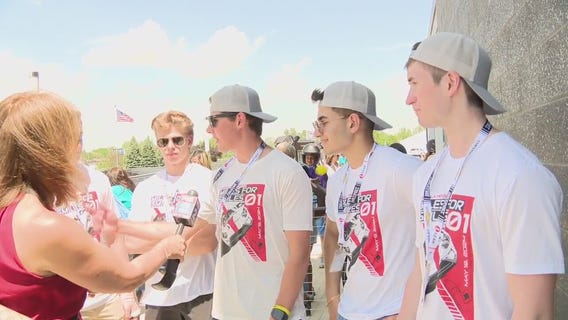 Child cancer survivors experience race track rides in Pontiac