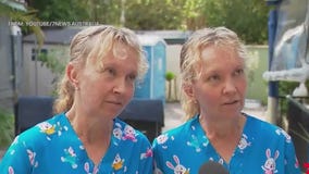 Australian twins' interview goes viral