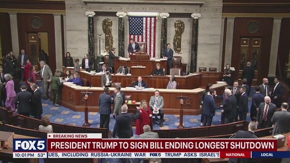 President Trump to sign bill ending longest government shutdown