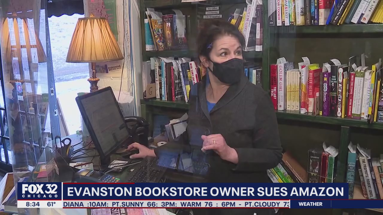 Evanston bookstore owner suing Amazon over price-fixing scheme