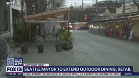 Seattle mayor to extend outdoor dining, retail