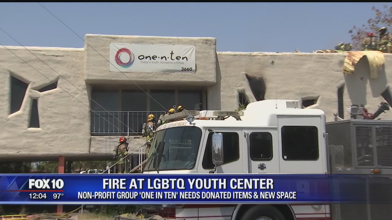 Phoenix LGBTQ youth center seeks donations following fire