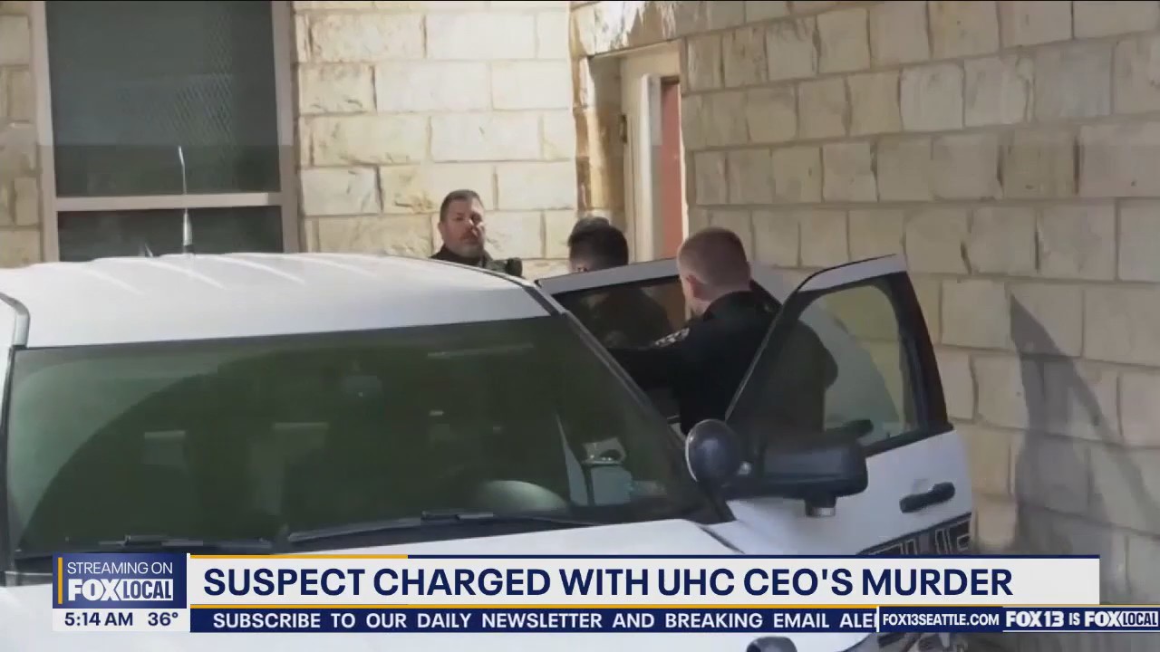 Suspect charged with UHC CEO's murder