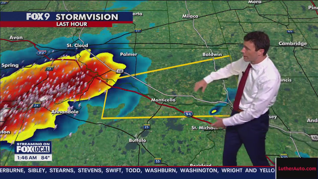 MN weather: Severe thunderstorm warnings issued - 1:50 a.m. update