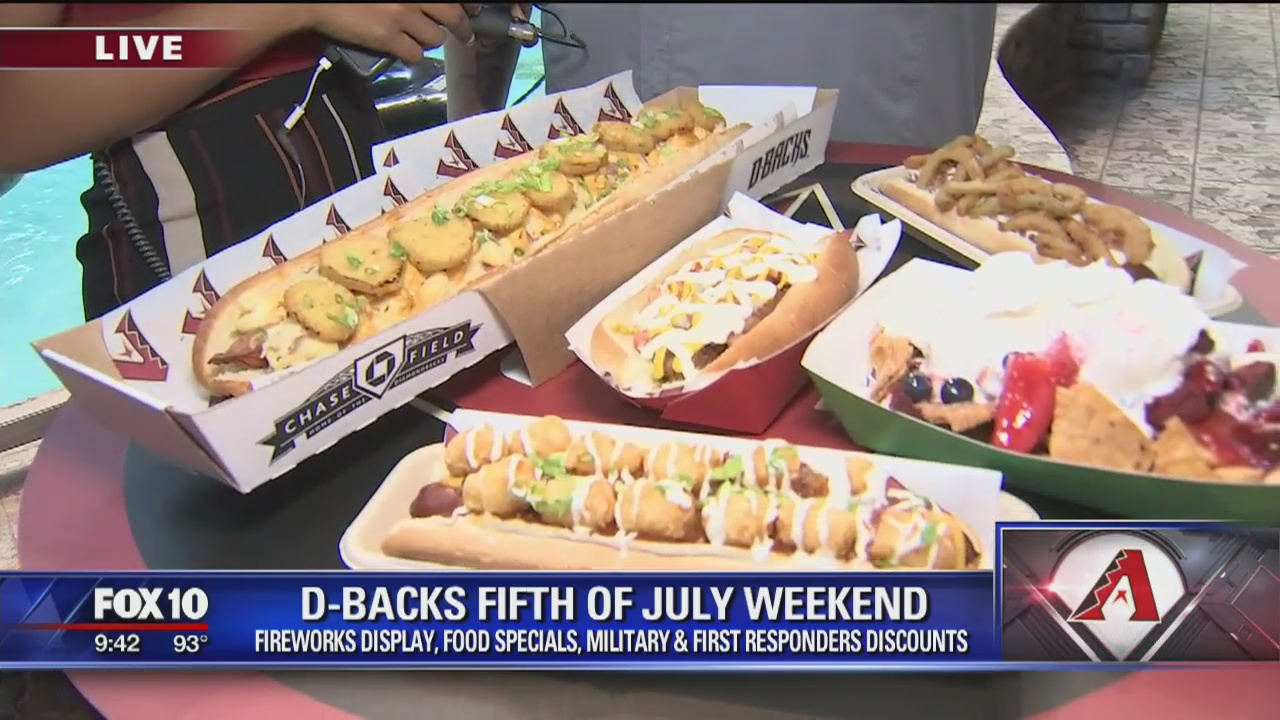 Diamondbacks celebrate July 4th with fireworks, special food items