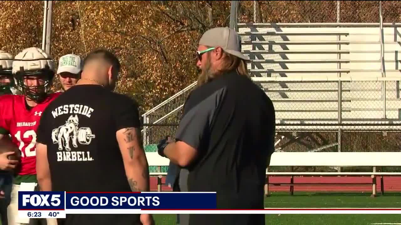 Jets legend Nick Mangold helps out at Delbarton School: Good Sports