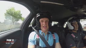 Alan Longstreet takes hot lap around Belle Isle Grand Prix