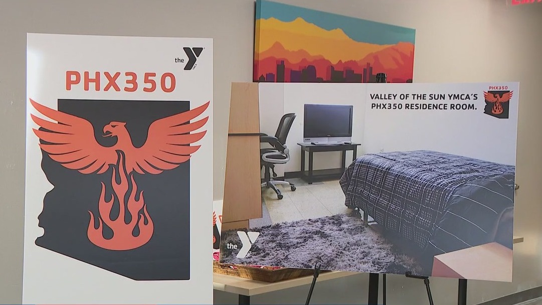YMCA sets up new homeless shelter for young adults in Phoenix | FOX 10 ...