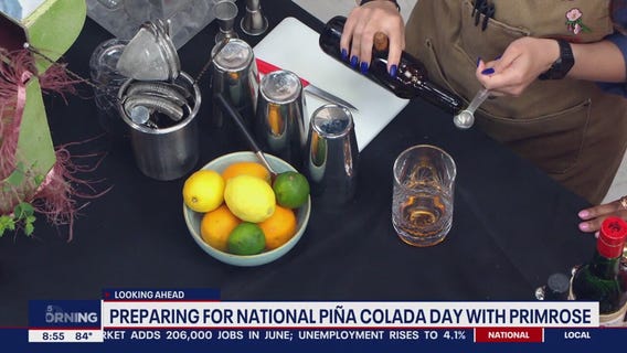 Primrose celebrates National Pi�a Colada Day