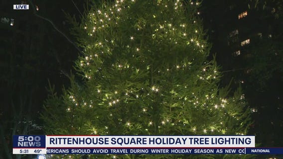 Rittenhouse Square Christmas tree lighting