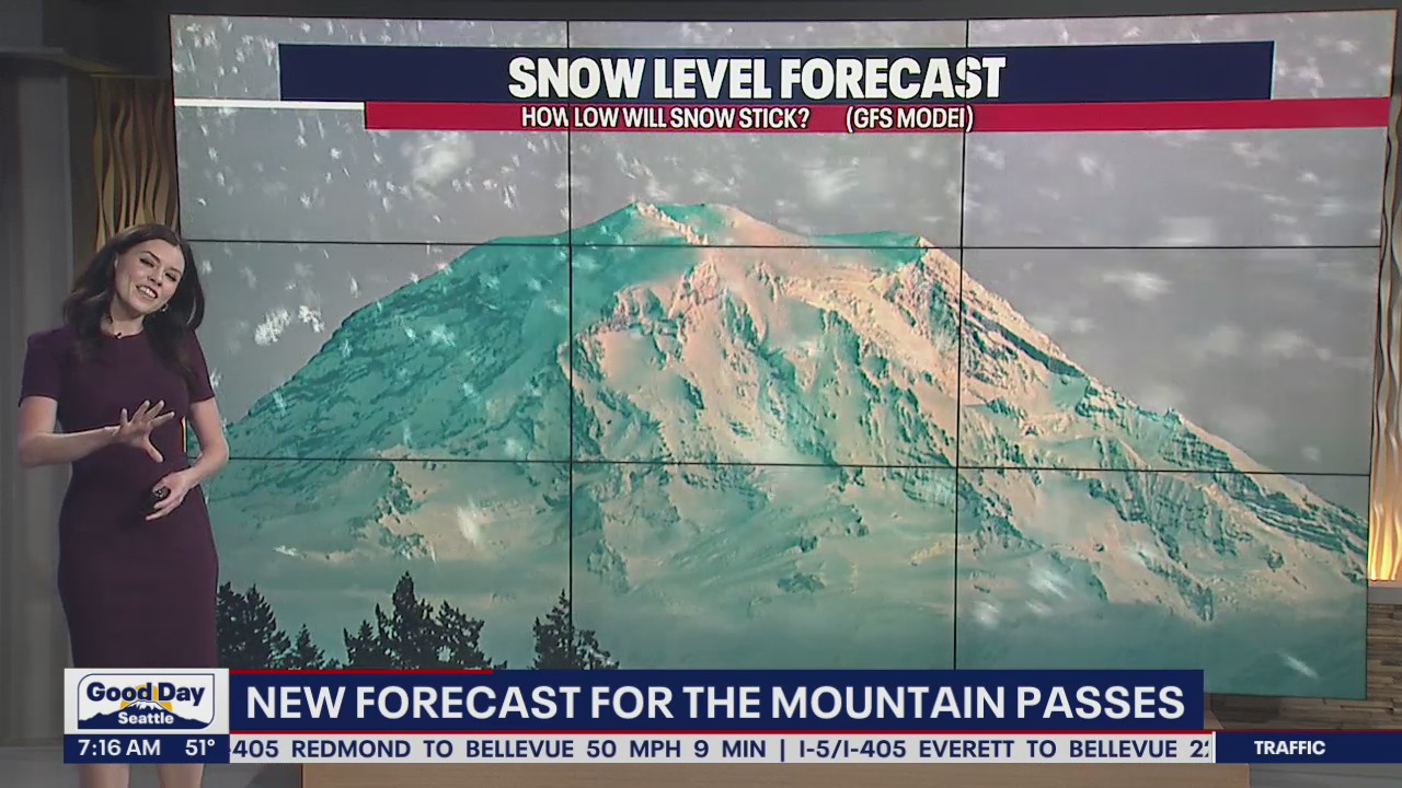 Snow forecast: When snow will hit the mountain passes in Western Washington