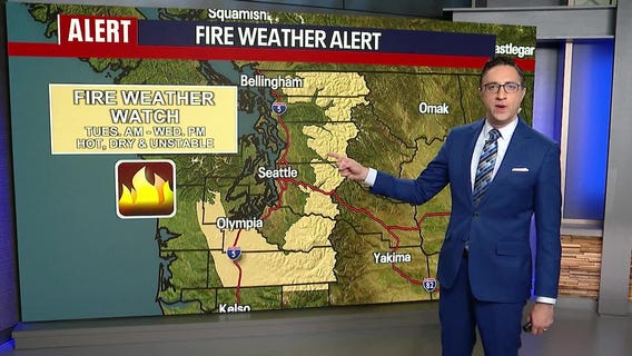 Seattle weather: Temperatures to rise on Tuesday