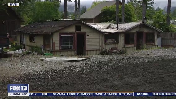 Dog rescued in Gold Bar fire