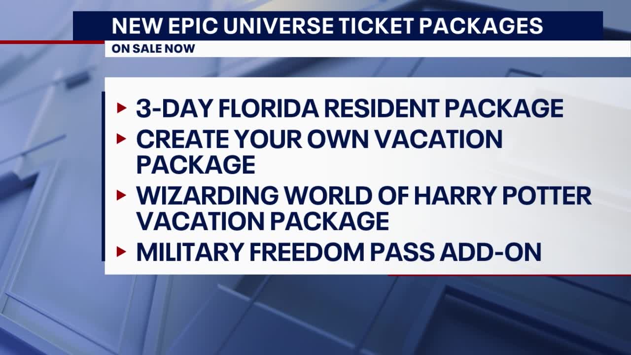 Epic Universe tickets: New Florida packages released | FOX 35 Orlando