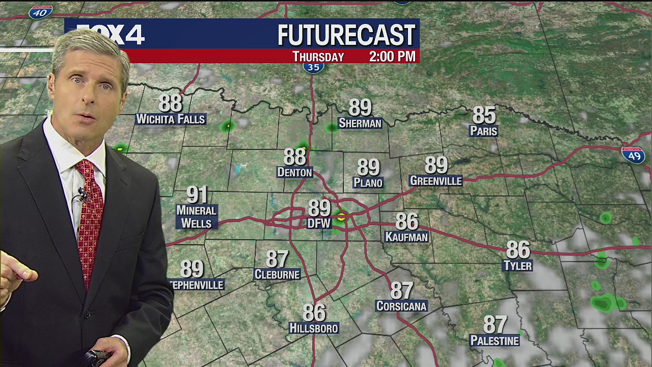 Dallas weather: August 24 Evening Forecast