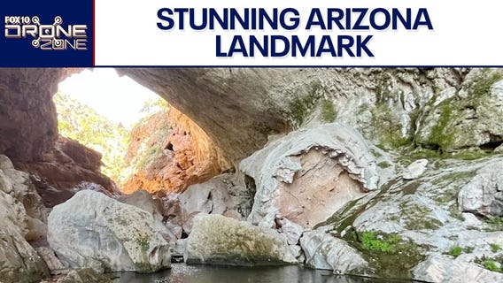 One-of-a-kind natural bridge | Drone Zone