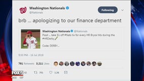 Nationals end up selling $1 tickets after offering discount for every Bryce Harper HR during Home Run Derby