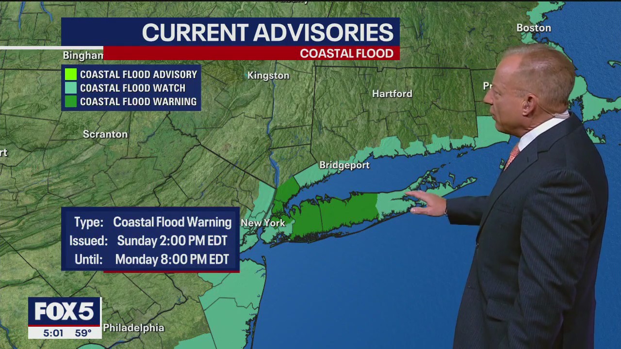 Nor'easter watch: Current weather advisories for Friday evening