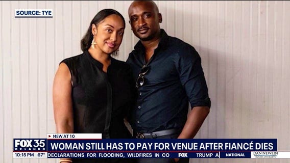 Woman faces non-refundable venue deposit after fiancé dies