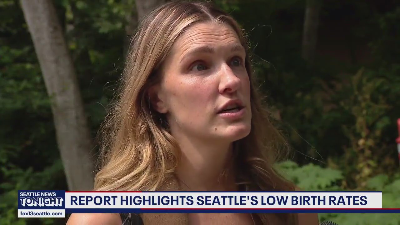 Seattle tops the list for large cities with low birth rates