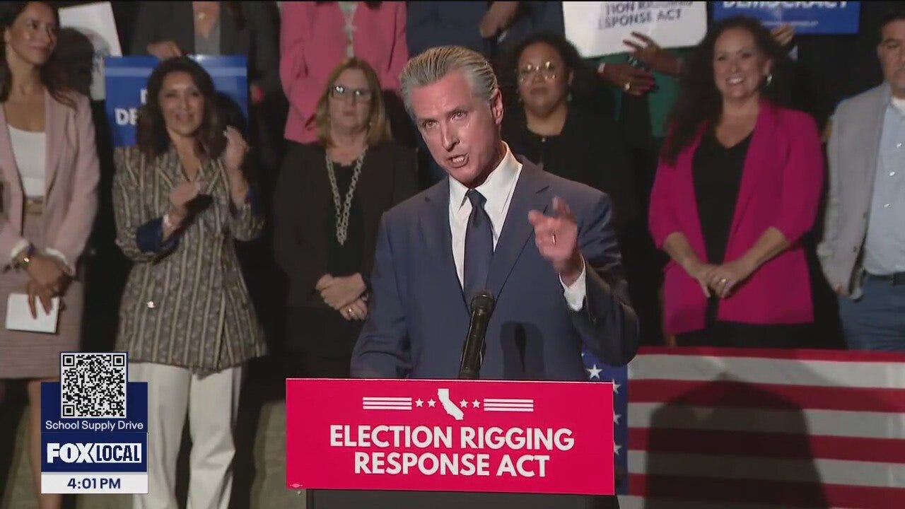 Newsom, California Democrats move forward with partisan redistricting plan to counter Texas