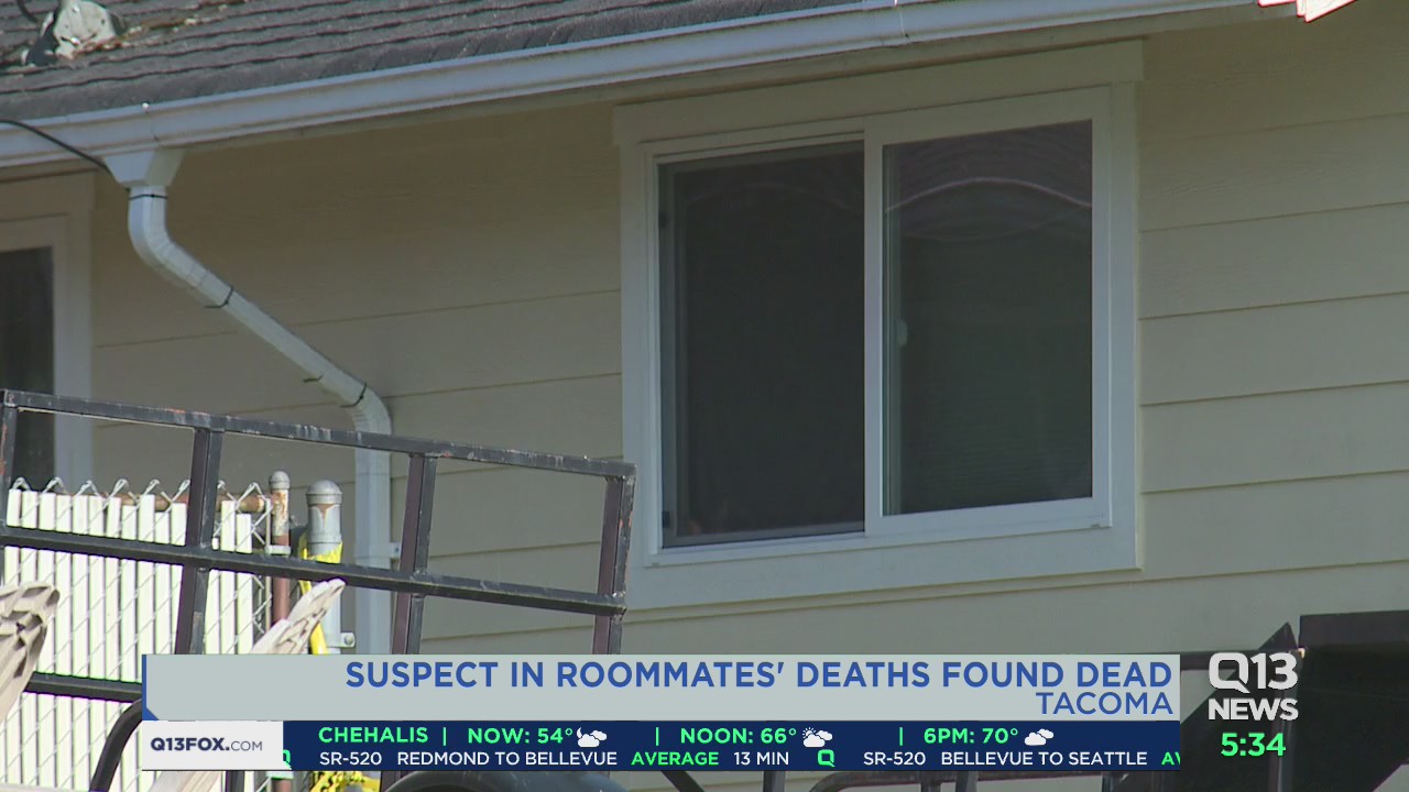 Suspect in Tacoma double homicide found dead