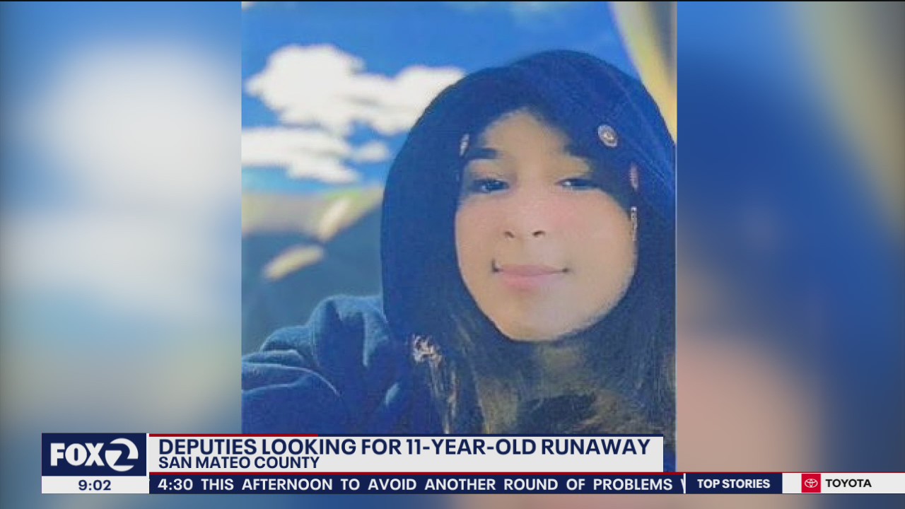 San Mateo County deputies seek 11-year-old girl who ran away
