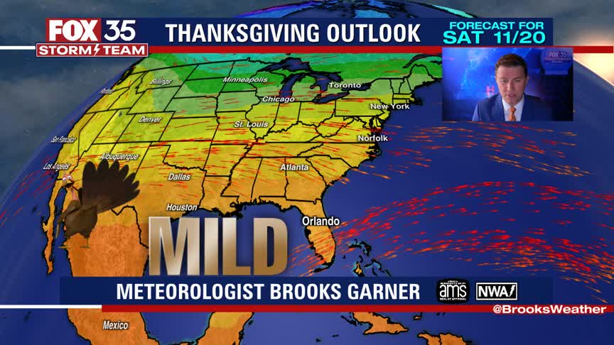 Thanksgiving forecast from the FOX 35 Storm Team