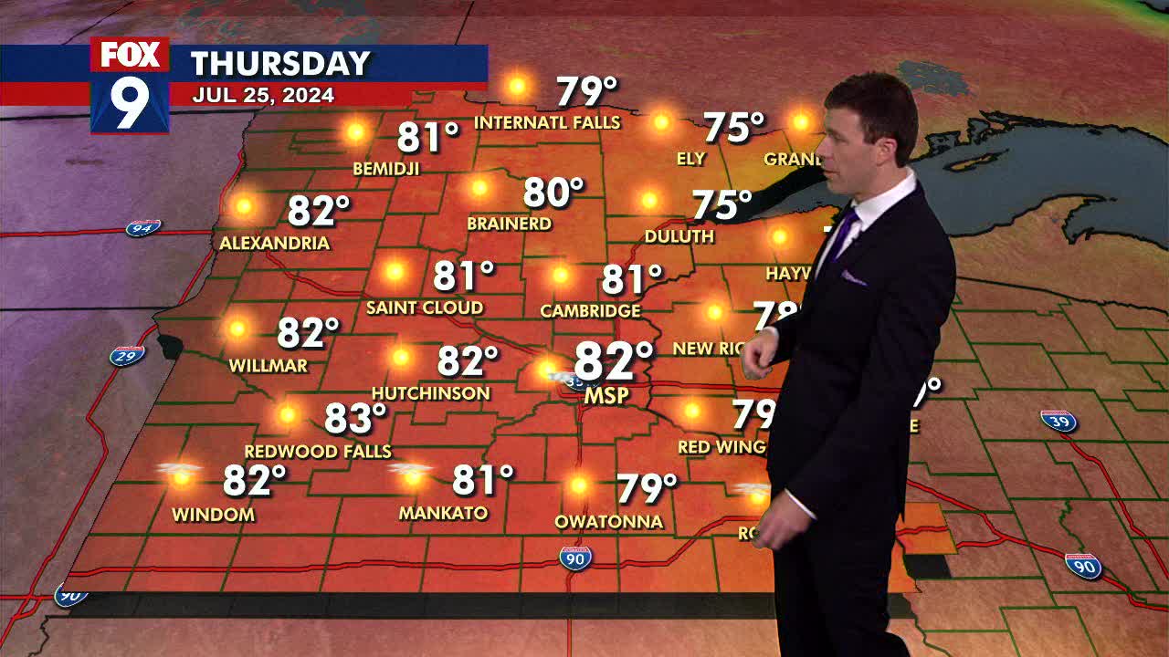 MN weather: Last of the 'comfy warmth' Thursday