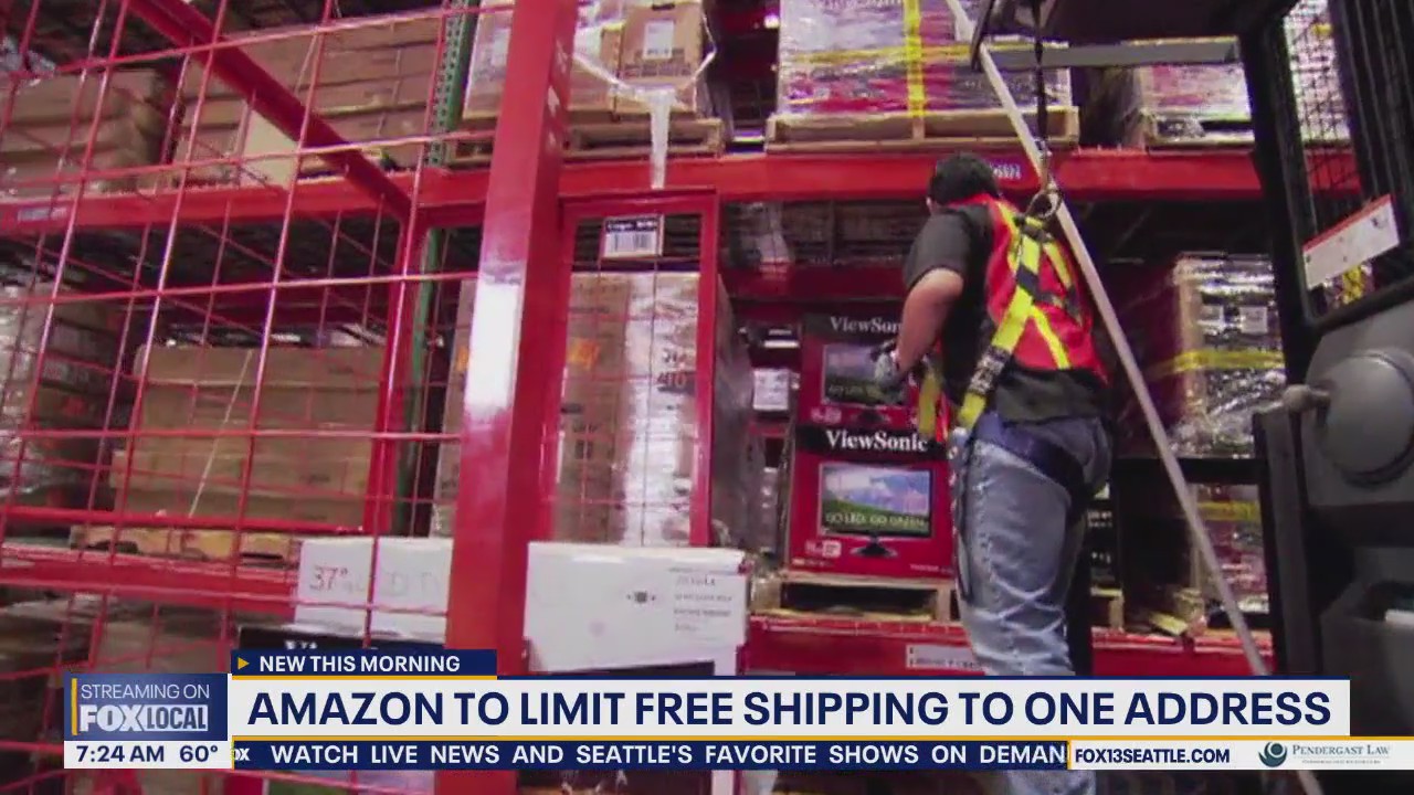 Amazon to limit free shipping to one address