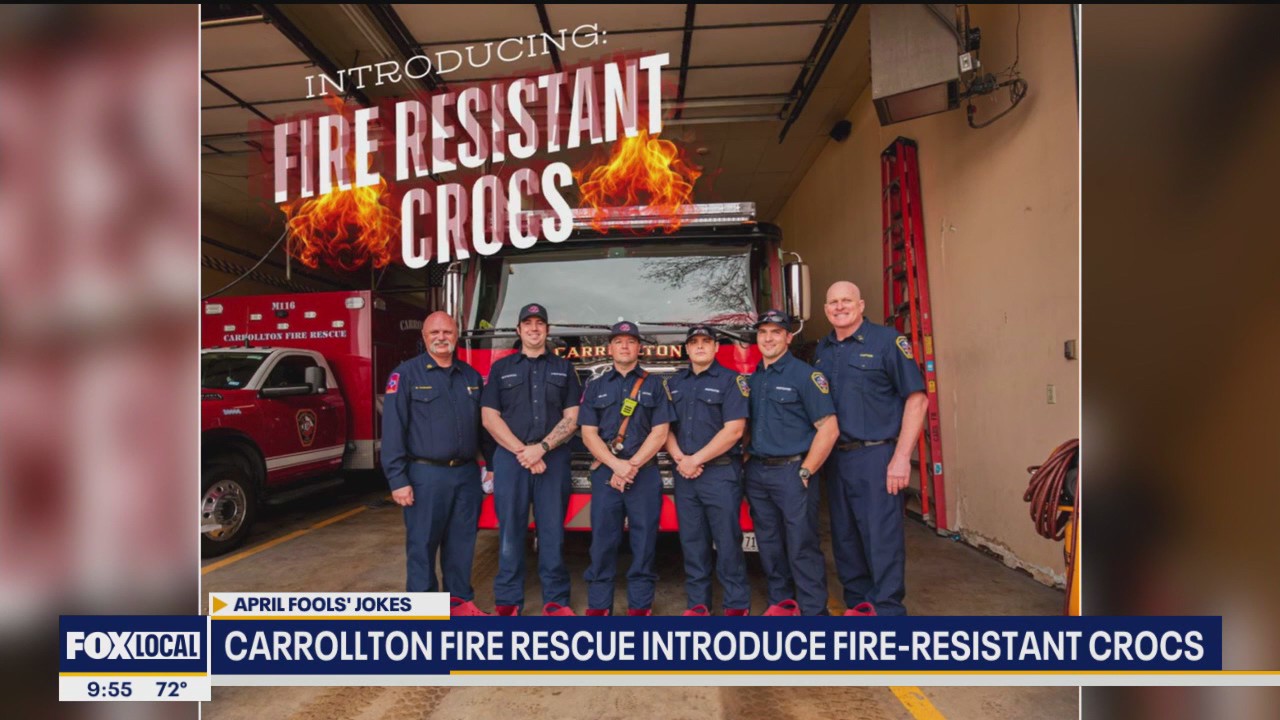 DFW firefighters' fun April Fools pranks