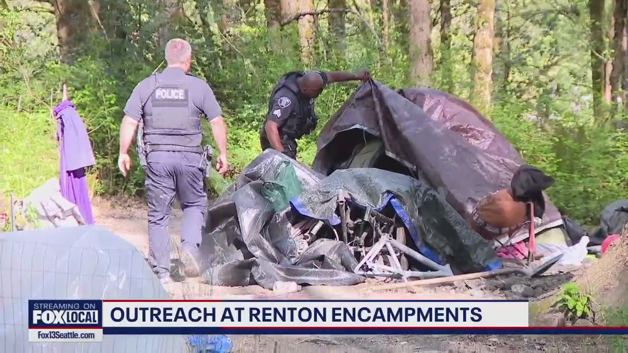 Outreach at Renton encampments ahead of possible sweeps