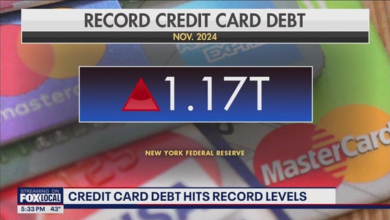 Credit card debt hits record levels