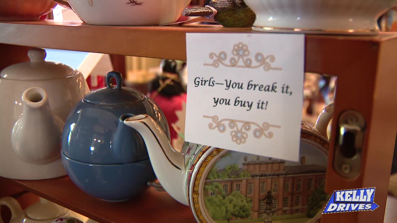 Tea time at the Village Teahouse